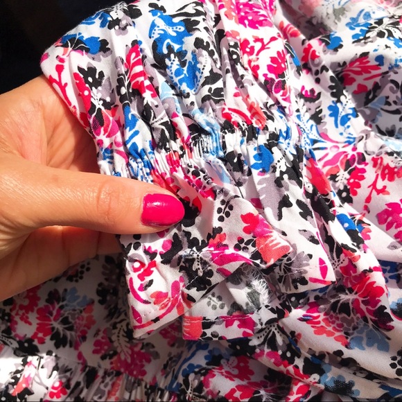 🦋🌸 JANE AND DELANCEY PINK BLACK FLORAL BLOUSE! - Picture 11 of 14